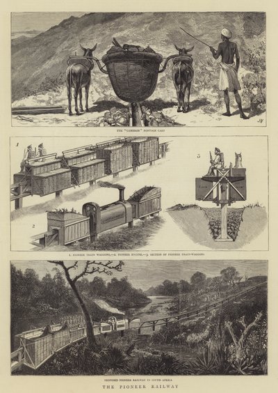 The Pioneer Railway by Joseph Nash